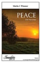 Peace SAB choral sheet music cover
